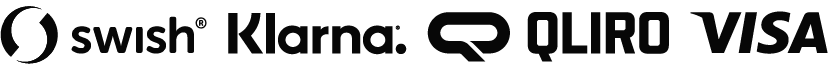 Swish, Klarna, Qliro, Visa