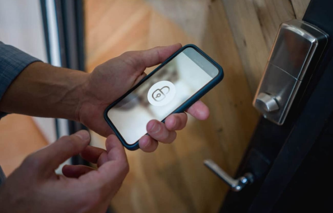 iphone kopplad till homekit, ett smart home