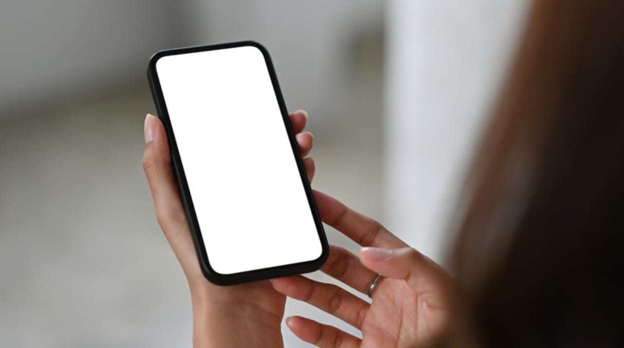iPhone med oresponsiv skärm