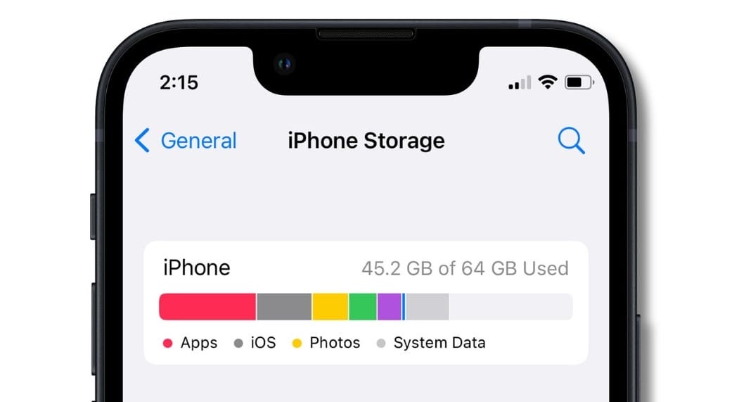 frigör lagring på iphone