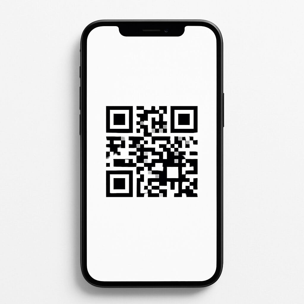 iphone skanna QR kod